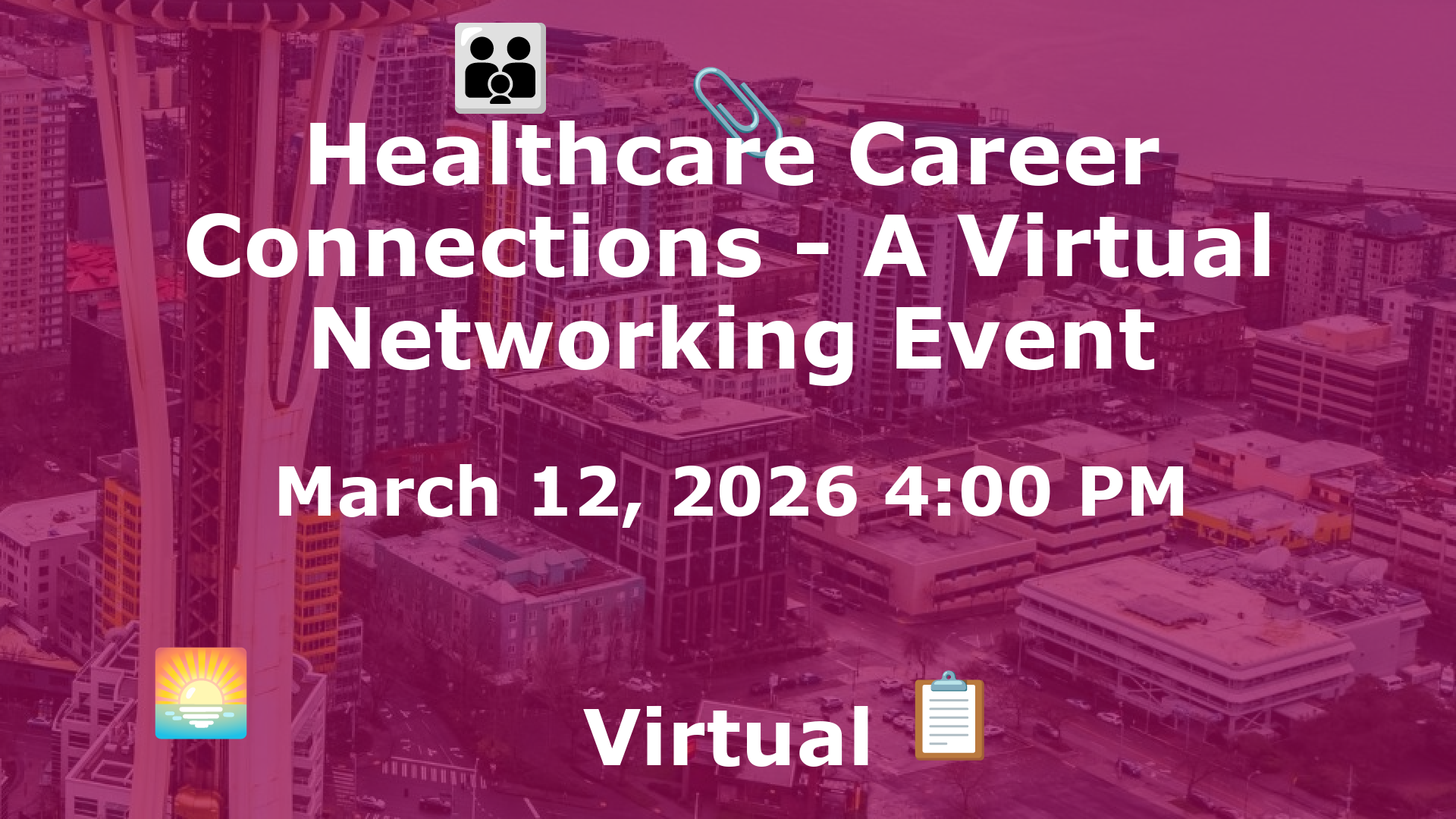 Healthcare Career Connections - A Virtual Networking Event event image